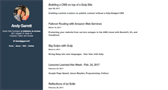 Desktop Screenshot of andygarrett.net