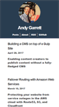 Mobile Screenshot of andygarrett.net