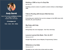 Tablet Screenshot of andygarrett.net